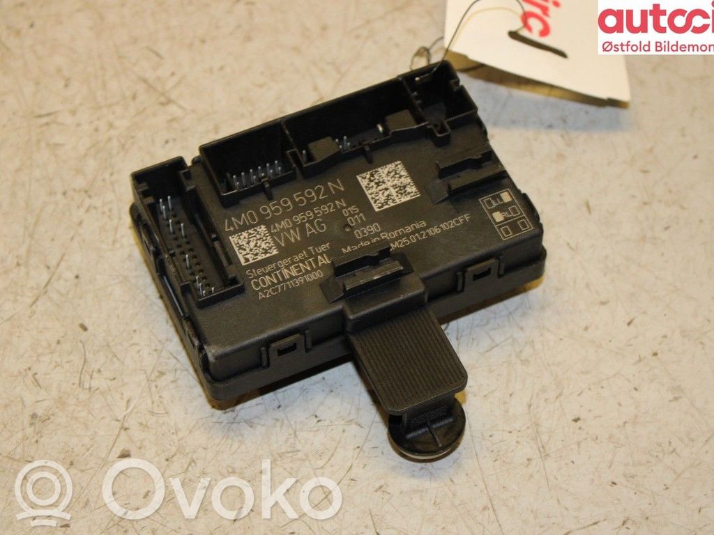 Unité de commande module de porte   4M0959593N,4M0959593N