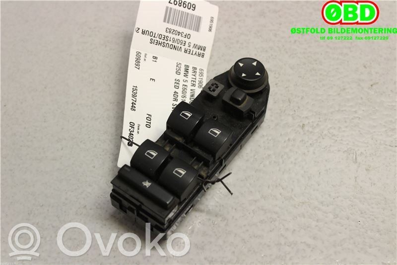 BMW 5 E60 E61 Comutator comandă geamuri electrice 