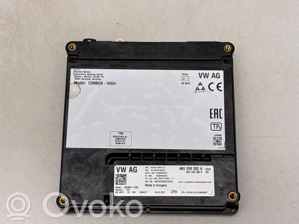 Sonstige Steuergeräte / Module   4KE035282G,4KE035282A,4KE035282A,4KE035282G