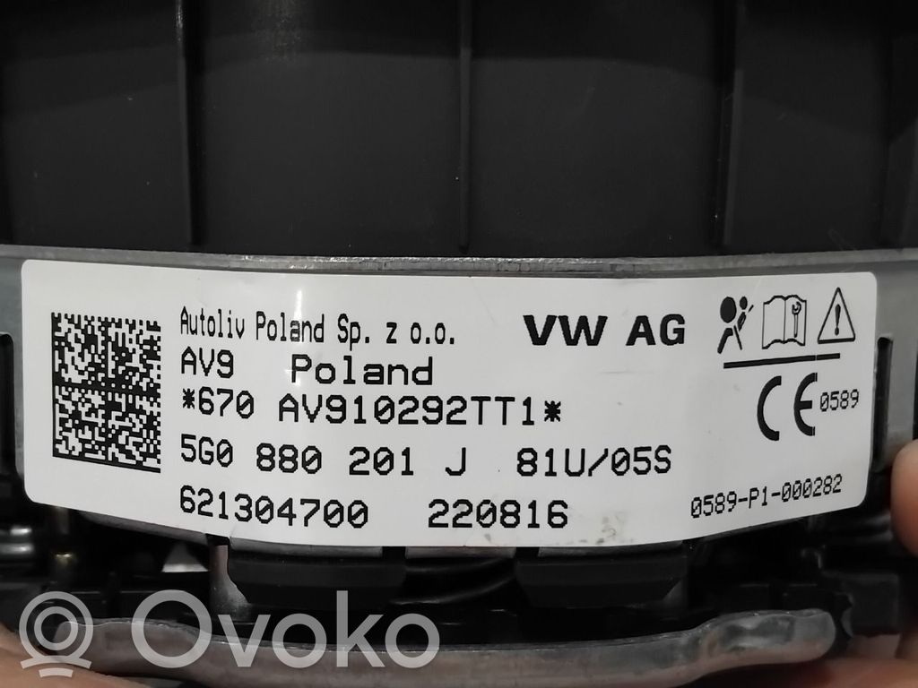 Volkswagen e-Golf Airbag volan 