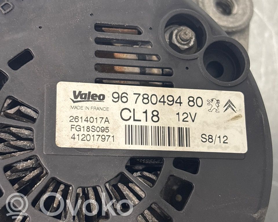 Peugeot 508 Generator/alternator 
