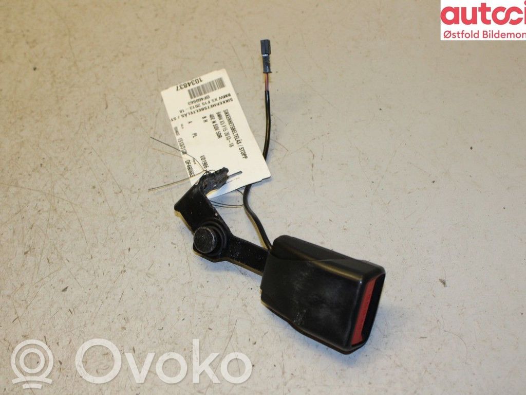 BMW X5 F15 Klamra tylnego pasa bezpieczeństwa