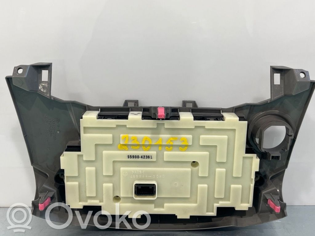 Toyota RAV 4 (XA30) Console centrale, commande chauffage/clim