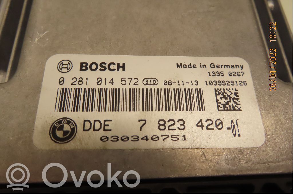 BMW 3 E90 E91 Motorsteuergerät ECU 