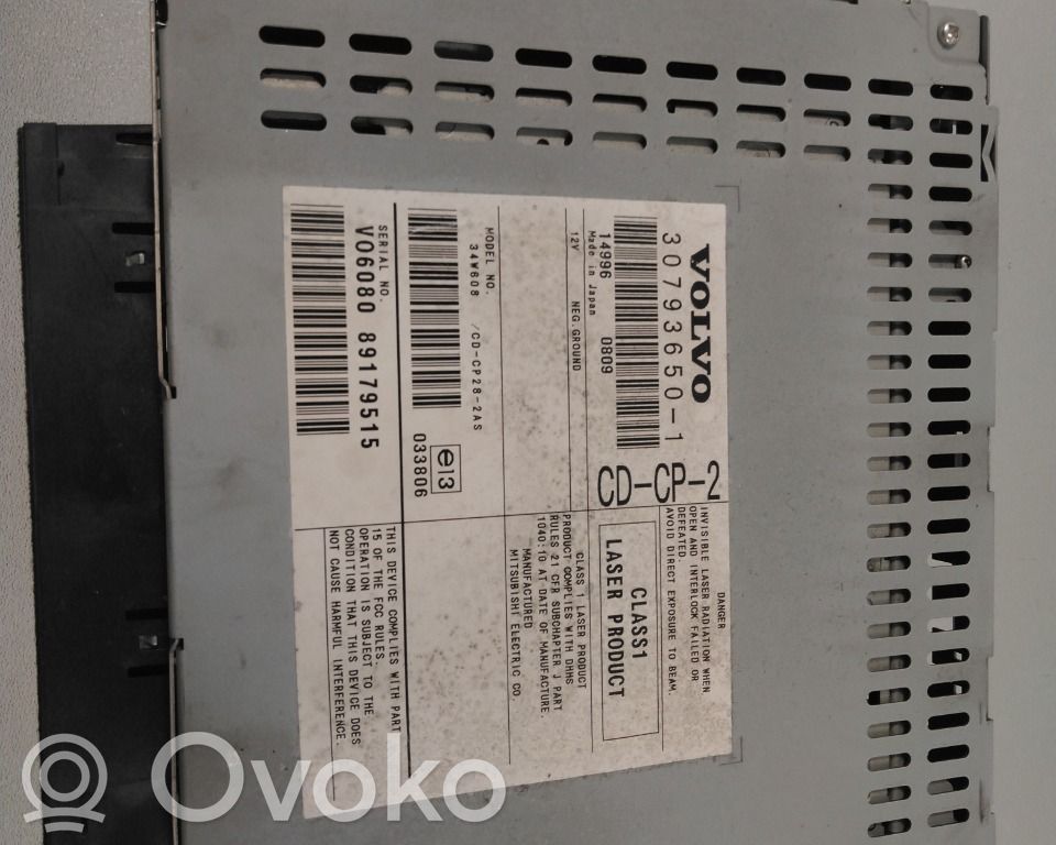Volvo XC90 Unitate principală radio/CD/DVD/GPS 