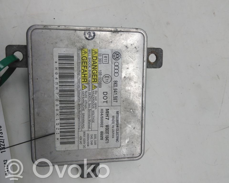 Unité de commande / module Xénon   8K0941597E,8K0941597E