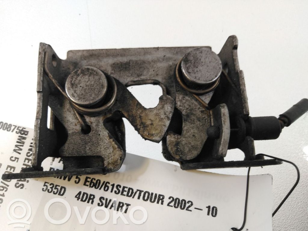 BMW 5 E60 E61 Chiusura/serratura vano motore/cofano