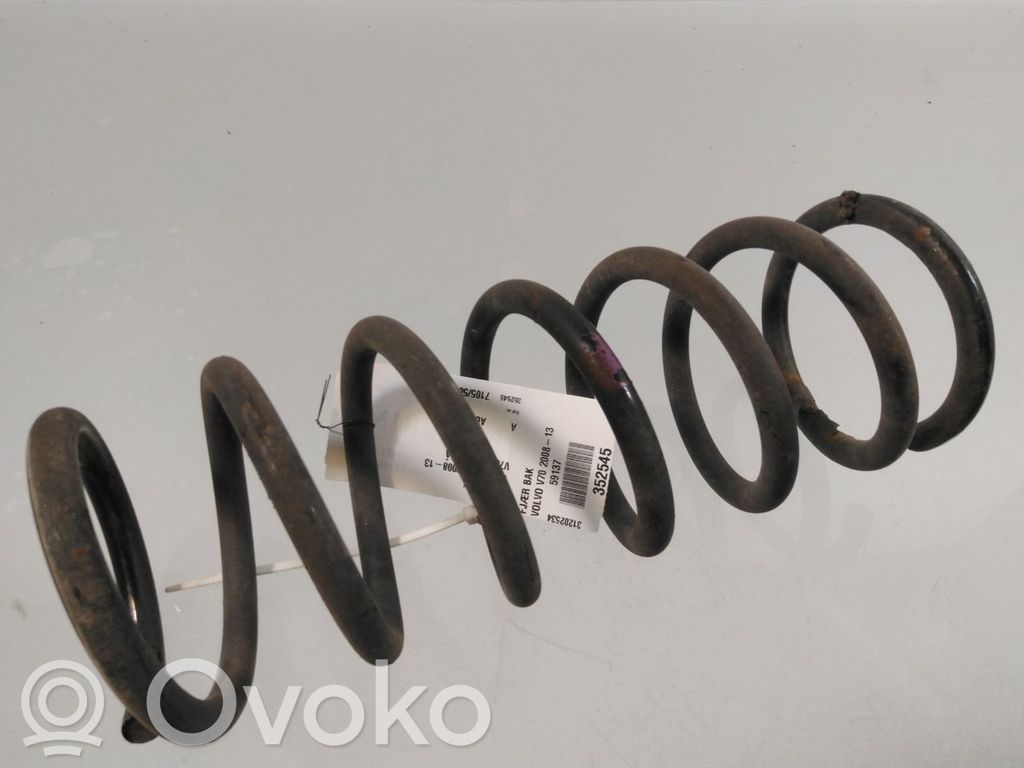 Volvo V70 Flanșă cauciuc arc elicoidal spate 