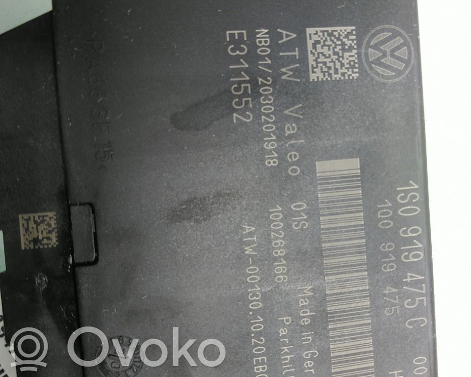 Volkswagen e-Up Sterownik / Moduł parkowania PDC 