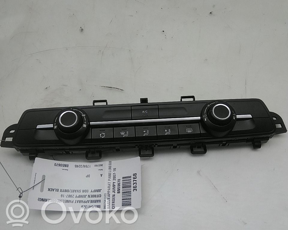 Citroen Jumpy Mascherina climatizzatore/regolatore riscaldamento