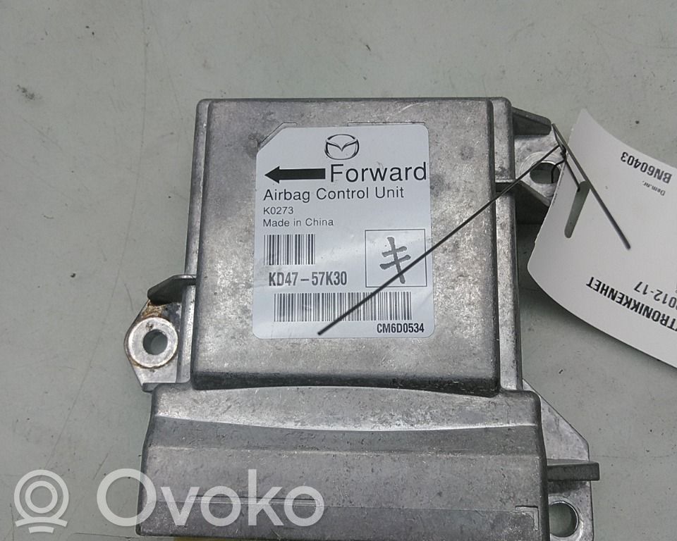 Mazda CX-5 Module de contrôle airbag