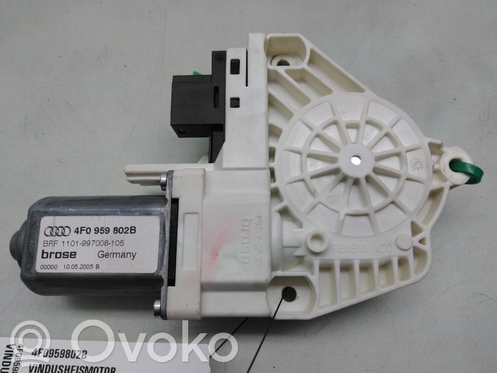 Audi A6 S6 C6 4F Regulador de ventanilla eléctrico de puerta delantera 