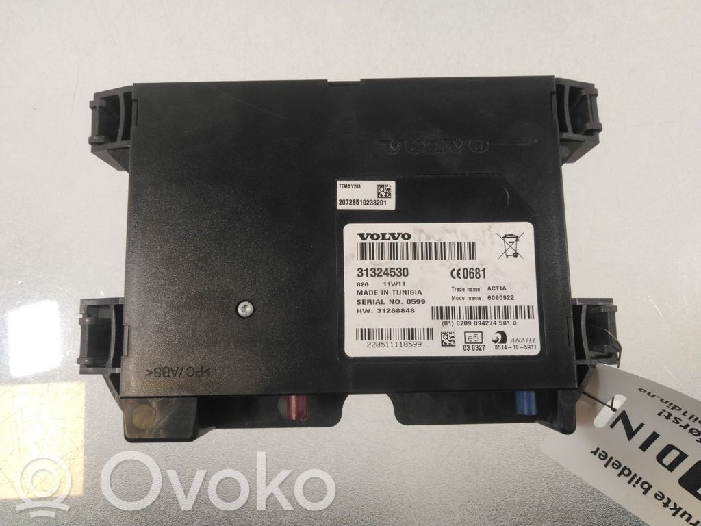 Volvo V60 Autres unités de commande / modules 