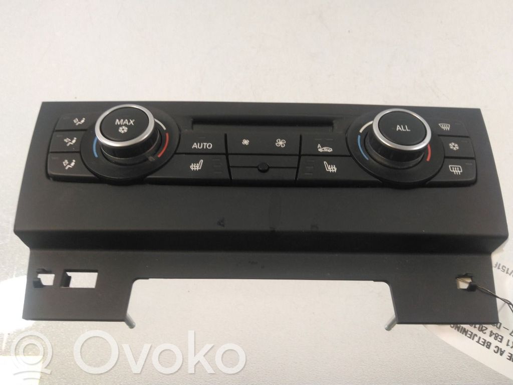BMW X1 E84 Mascherina climatizzatore/regolatore riscaldamento
