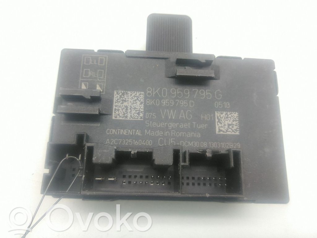 Unitate/modul comandă uși   8K0959795G,8K0959795G