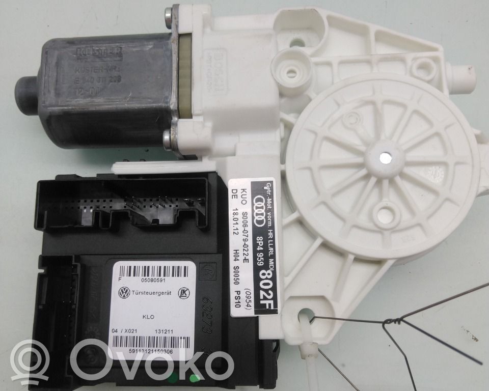 Audi A3 S3 8P Alzacristalli elettrico della portiera anteriore 