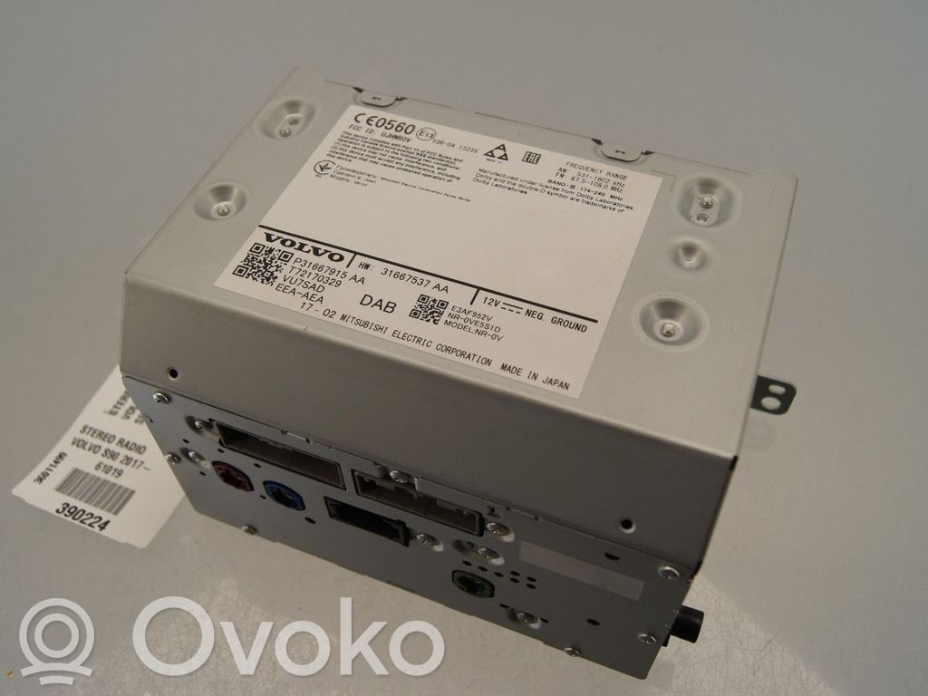 Volvo S90, V90 Unità principale autoradio/CD/DVD/GPS 