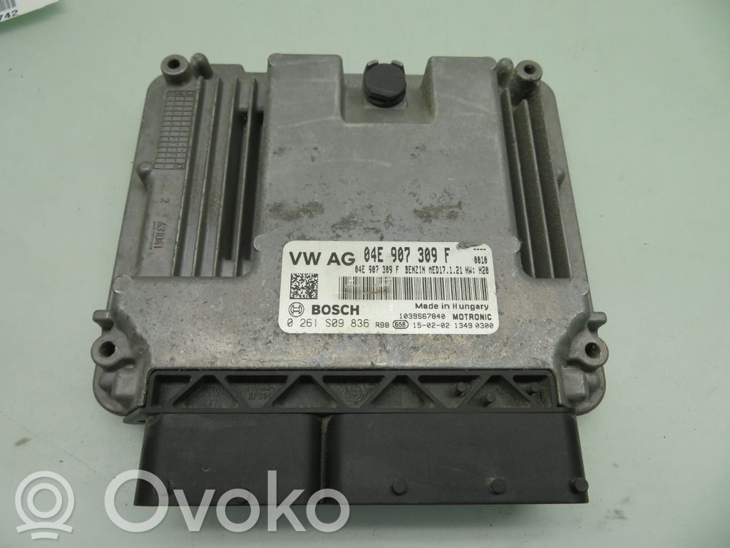 Volkswagen e-Golf Unité de commande, module ECU de moteur 