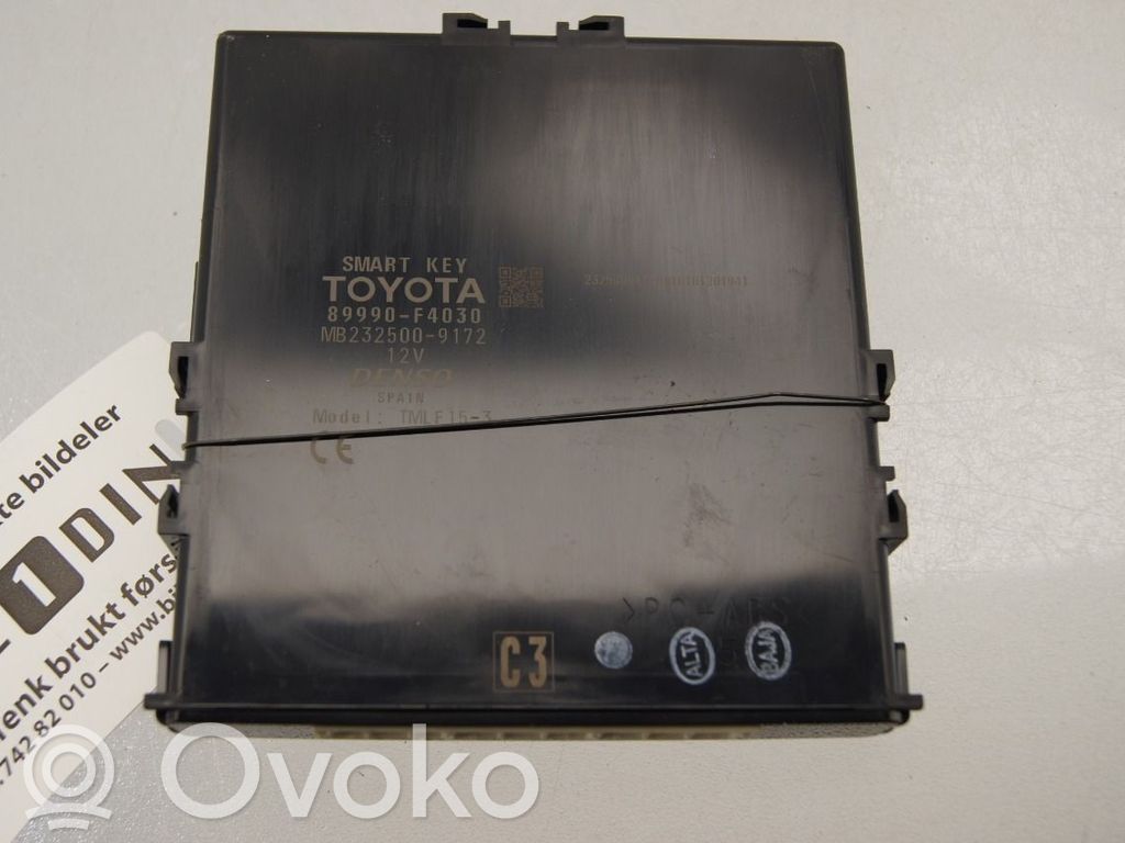 Toyota C-HR I Unitate/modul de control fără cheie (KESSY) 
