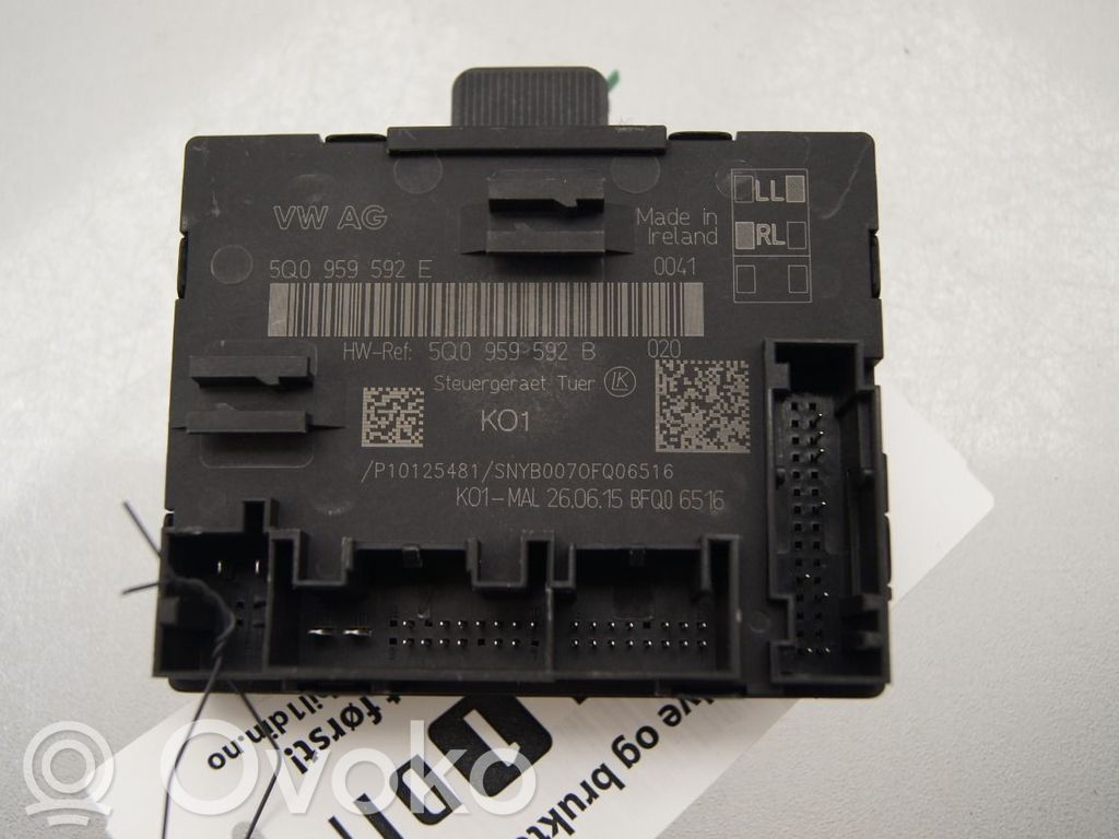Audi A3 S3 8V Centralina/modulo portiere 