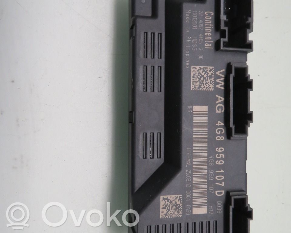 Audi A7 S7 4G Unitate/modul comandă hayon/portbagaj 