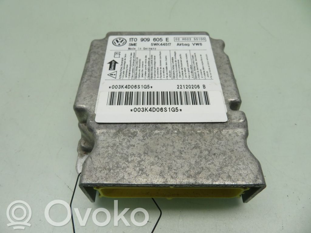 Volkswagen Touran II Unitate/modul de comandă airbaguri 