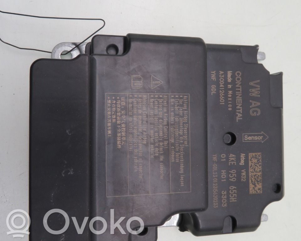Unidad de control/módulo del Airbag   4KE959655H,4KE959655H