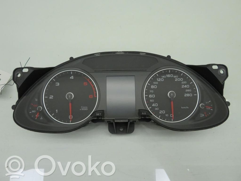 Audi A4 S4 B8 8K Compteur de vitesse tableau de bord 