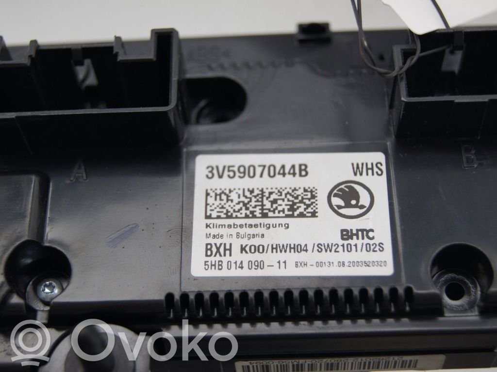 Skoda Superb B8 (3V) Console centrale, commande chauffage/clim 