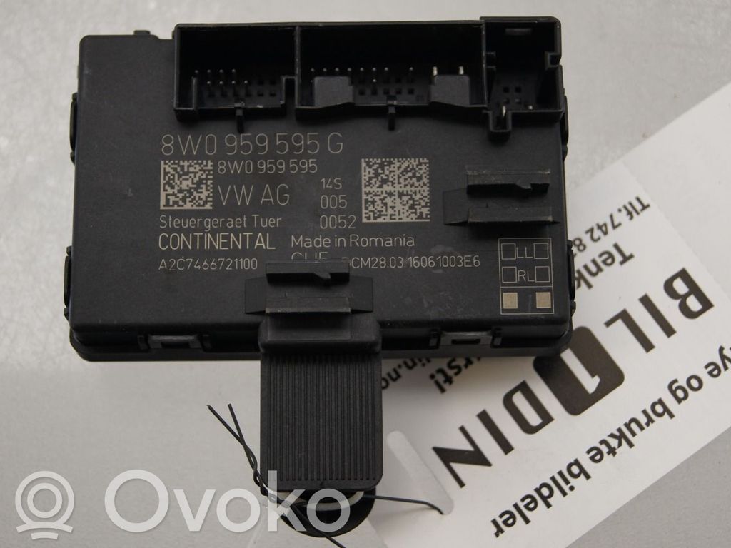 Audi A4 S4 B9 Unitate/modul comandă uși 