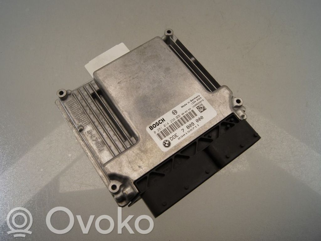 BMW 5 E60 E61 Unité de commande, module ECU de moteur 