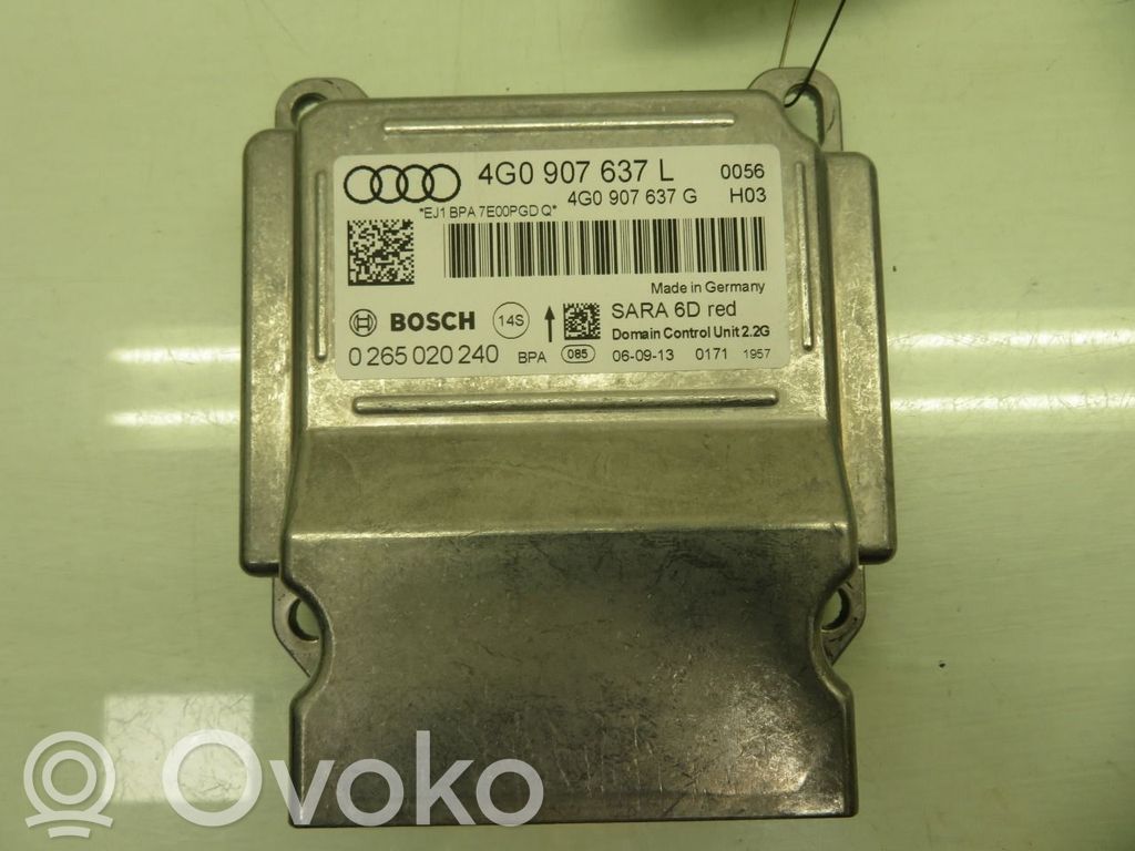 Audi A6 S6 C7 4G Centralina/modulo airbag 
