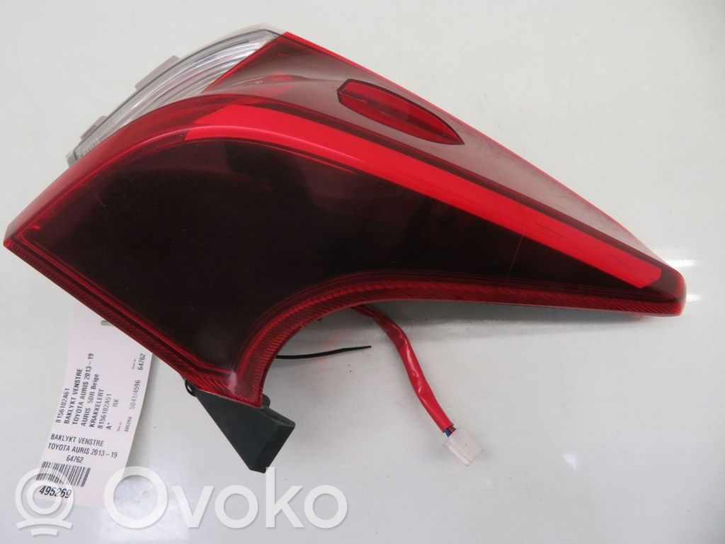 Toyota Auris E180 Luci posteriori 