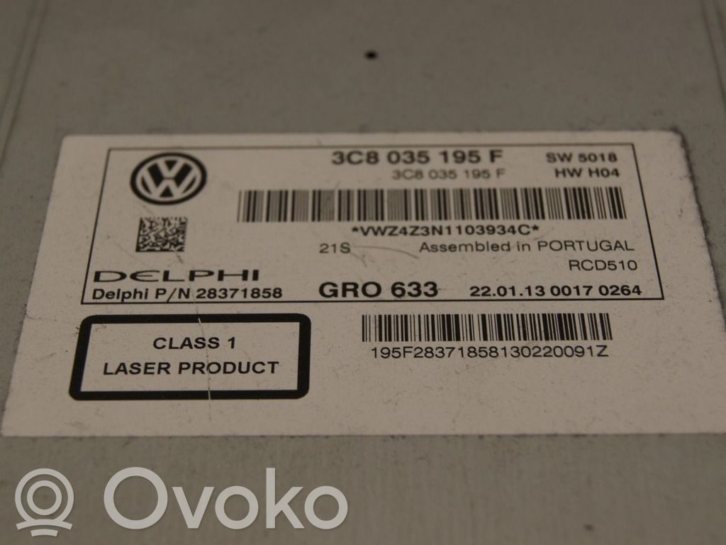 Volkswagen Caddy Unitate principală radio/CD/DVD/GPS 
