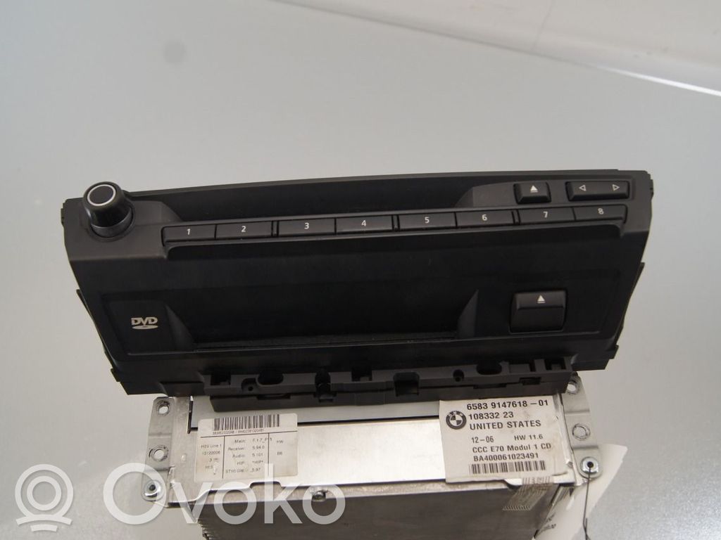 BMW X5 E70 Panel / Radioodtwarzacz CD/DVD/GPS
