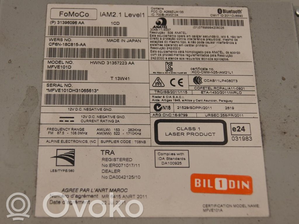 Volvo V60 Unità principale autoradio/CD/DVD/GPS 