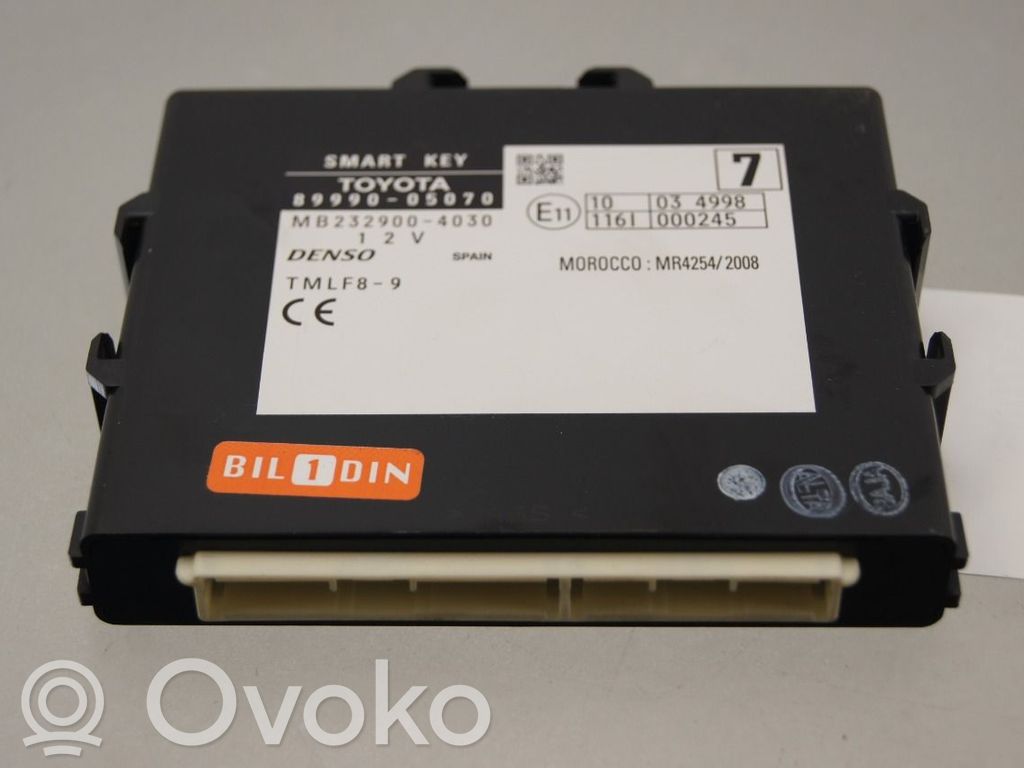 Toyota Avensis T270 Centralina/modulo keyless go 