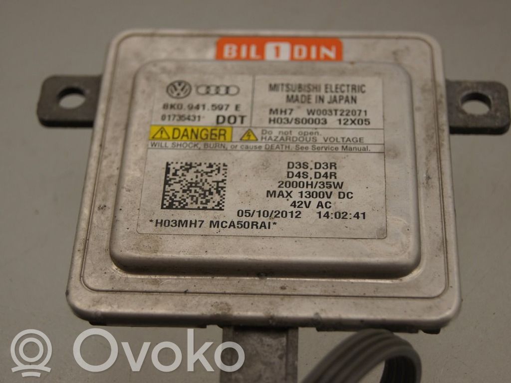 Centralina/modulo Xenon   8K0941597E,8K0941597E