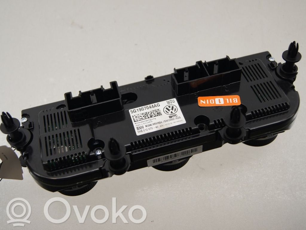 Volkswagen T-Roc Console centrale, commande chauffage/clim