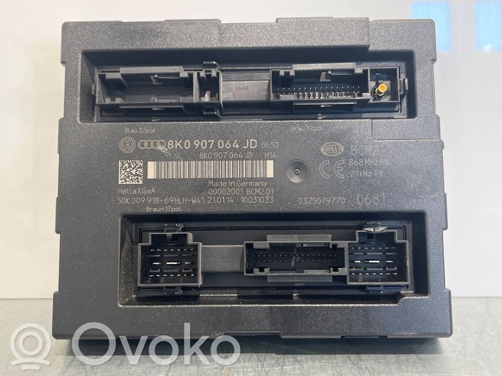 Audi A4 S4 B8 8K Modulo di controllo del corpo centrale