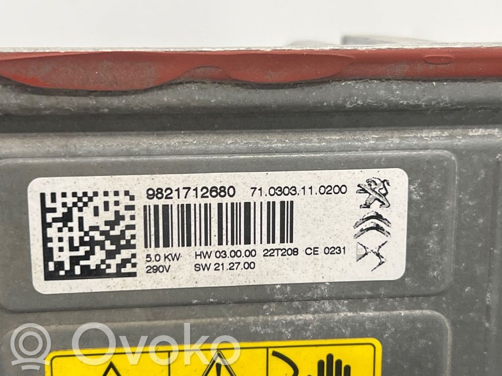 Toyota Proace Zuheizer Heizelement (optional) 