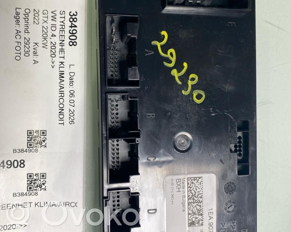 Volkswagen ID.4 Air conditioning/heating control unit 