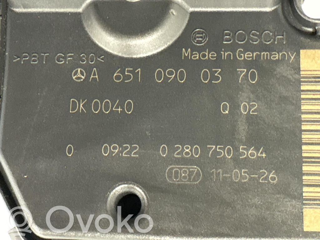 Mercedes-Benz C W204 Valvola corpo farfallato 