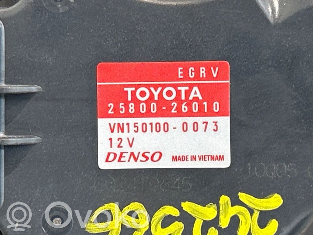 Toyota RAV 4 (XA40) Valvola EGR 