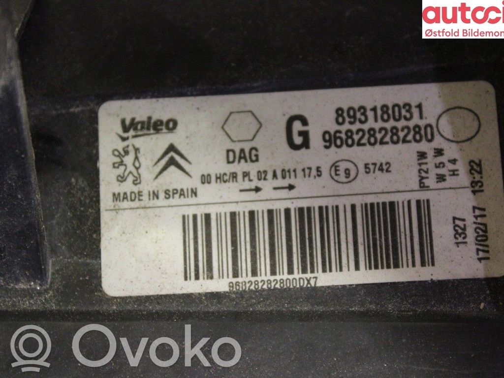 Citroen Berlingo Lampa przednia 