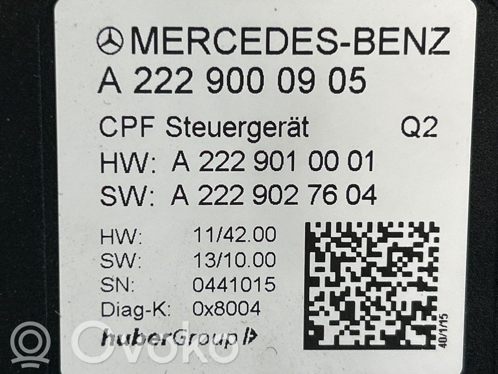 Mercedes-Benz C W205 Autres unités de commande / modules