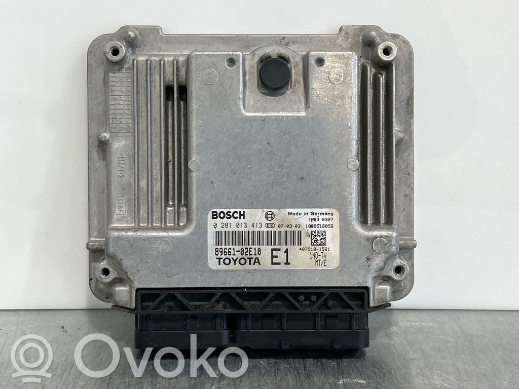 Toyota Auris 150 Unité de commande, module ECU de moteur