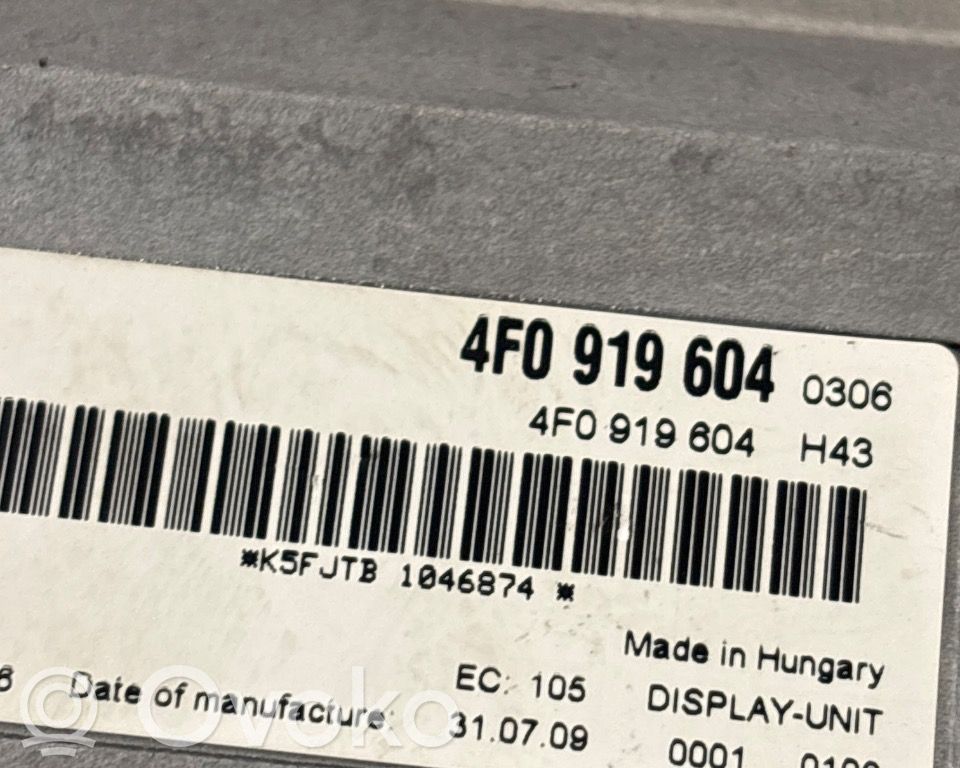 Audi A5 8T 8F Altre parti del cruscotto 