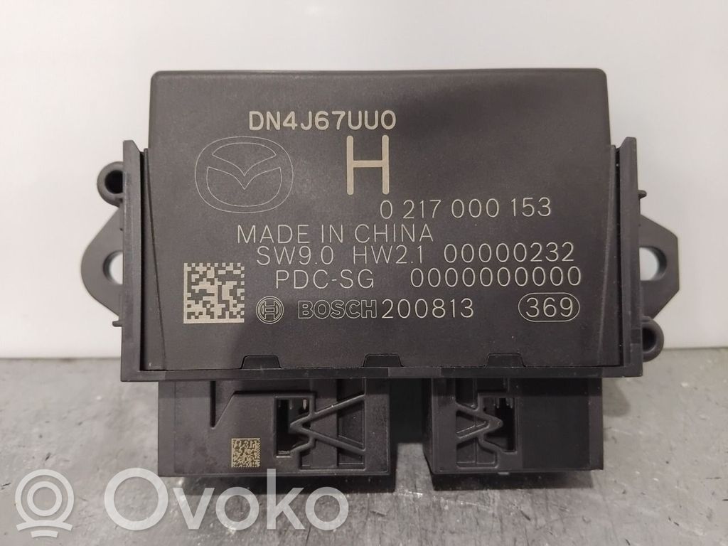Mazda MX-30 Pysäköintitutkan (PCD) ohjainlaite/moduuli 