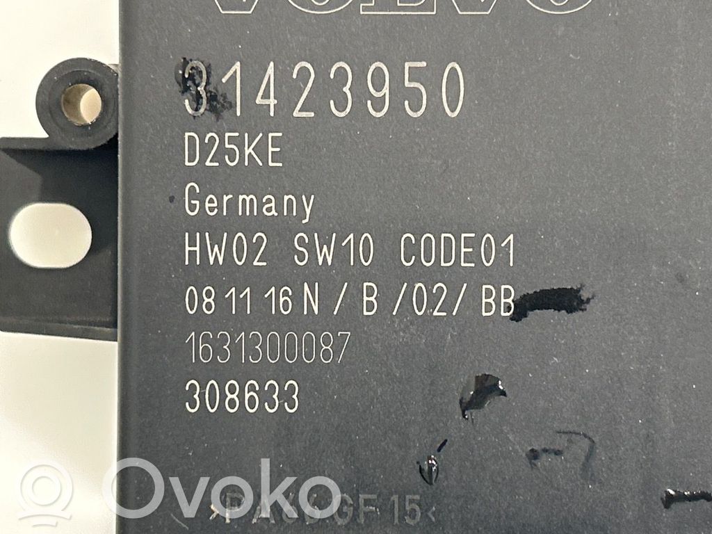 Volvo XC60 Unitate/modul de comandă parcare PDC 